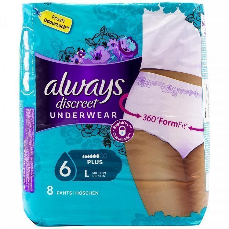 Always Discreet Pants Large 8τεμ