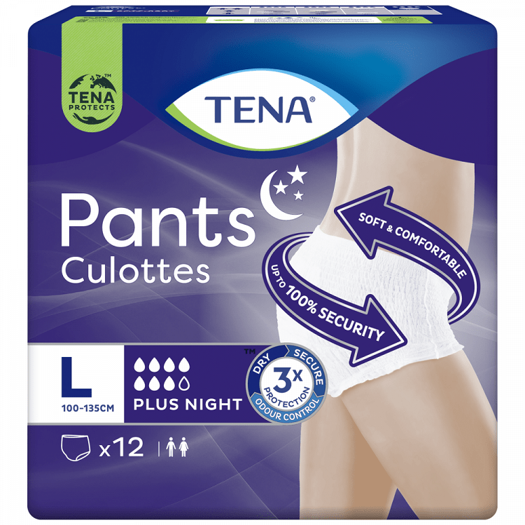 Tena Pants Plus Night Large Πάνες Ακράτειας 12τεμ