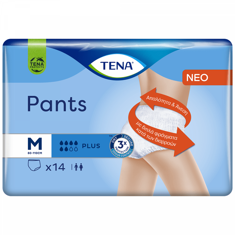 Tena Pants Plus Medium Πάνες Ακράτειας 14τεμ