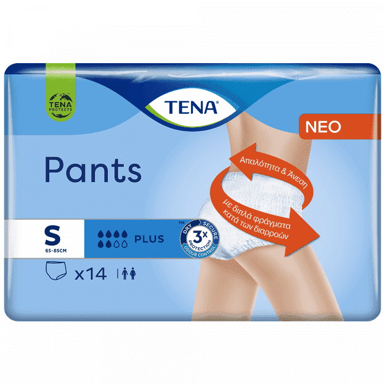 Tena Pants Plus Small Πάνες Ακράτειας 14τεμ