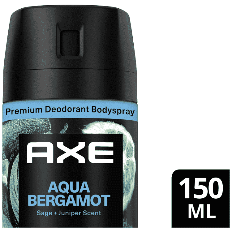 Axe Αποσμητικό Σπρέυ Σώματος Aqua Bergamot 150ml