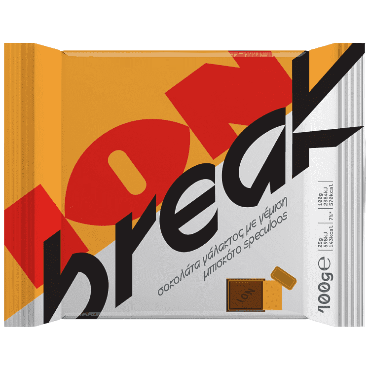 ΙΟΝ Break Με Γέμιση Κρέμα Μπισκότο Speculoos 100gr