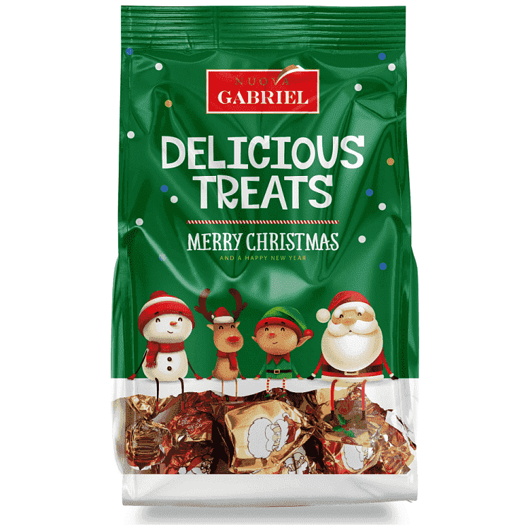 Σακούλα Xριστουγεννιάτικη Συλλογή Mix Σοκολατάκια 150gr
