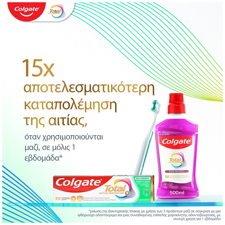 Colgate Οδοντόκρεμα Total Active Prevention Clean 75ml