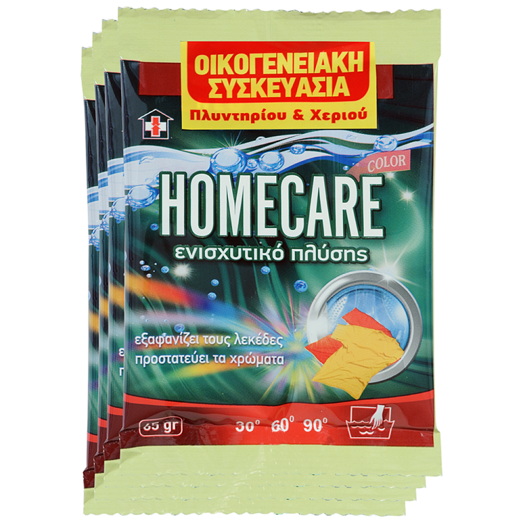Homecare Ενισχυτικό Πλύσης Ρούχων 65gr 4τεμ
