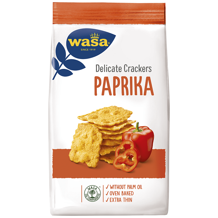 Wasa Crackers Paprika 150gr
