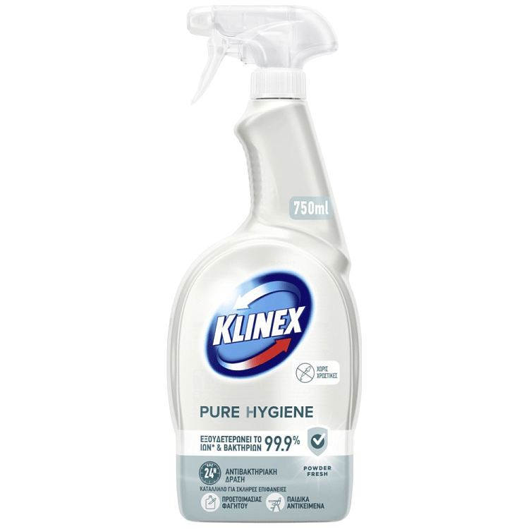 Klinex Pure Hygiene Υγρό Καθαριστικό Επιφανειών Κουζίνας Αντλία 750ml