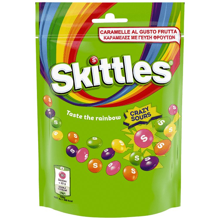 Skittles Sours Candy 136gr