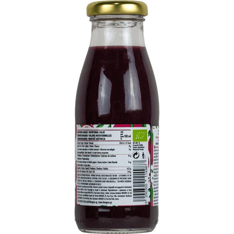 Βιοαγρός Χυμός Ρόδι Bio 250ml