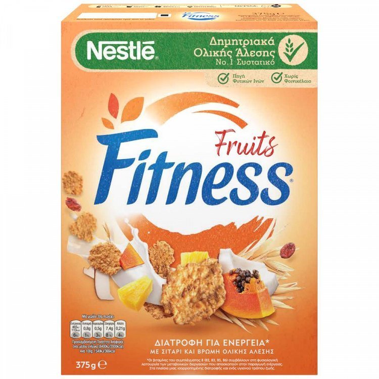 Nestle Δημητριακά Fitness & Fruits 375gr