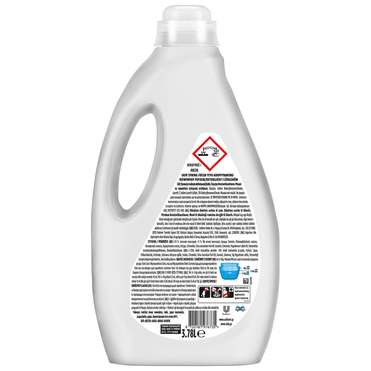 Skip Υγρό Απορρυπαντικό Πλυντηρίου Spring Fresh 84μεζ 3,78lt