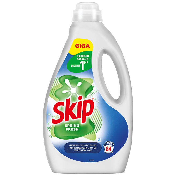 Skip Υγρό Απορρυπαντικό Πλυντηρίου Spring Fresh 84μεζ 3,78lt