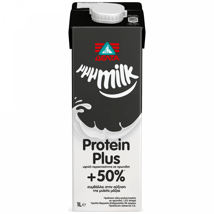 ΔΕΛΤΑ μμμMILK Protein Γάλα 1,5% Λιπαρά 1lt
