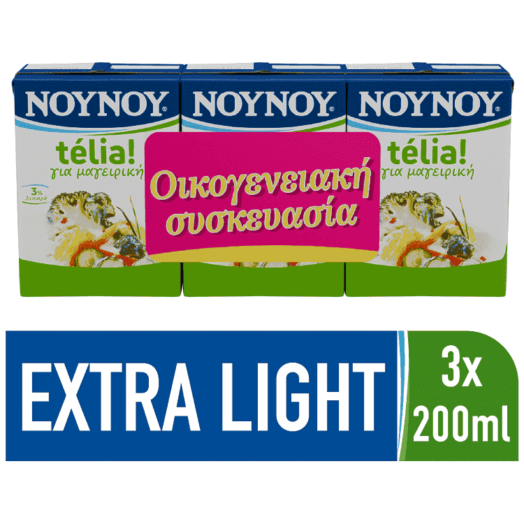 NOYNOY Telia Κρέμα Γάλακτος 3% 3x200ml