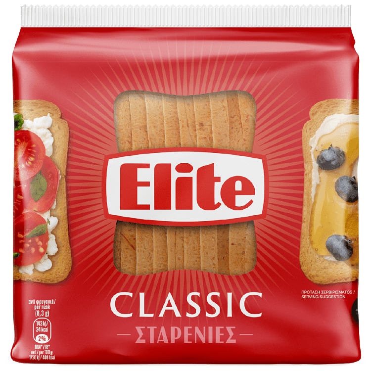 Elite Φρυγανιές Σίτου 250gr