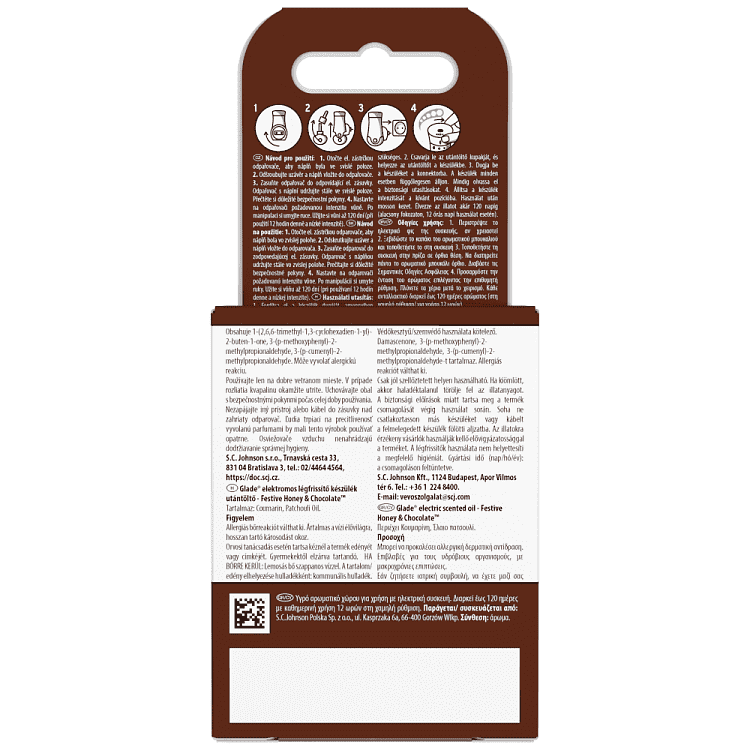 Glade Electric Scented Oil Refill Festive Honey 19ml