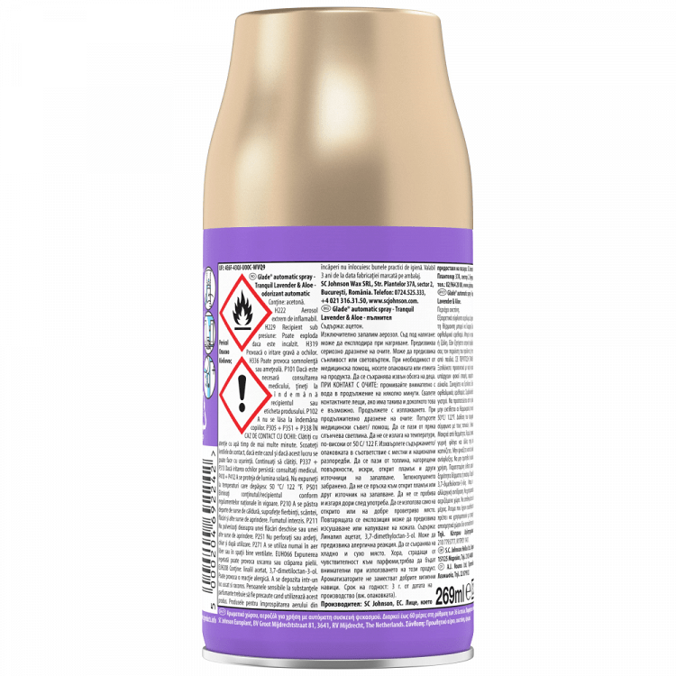 Glade Automatic Spray Αποσμητικό Χώρου Tranquil Lavender Ανταλλακτικό