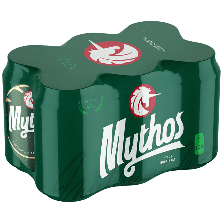 Mythos Μπίρα 330ml 6τεμ