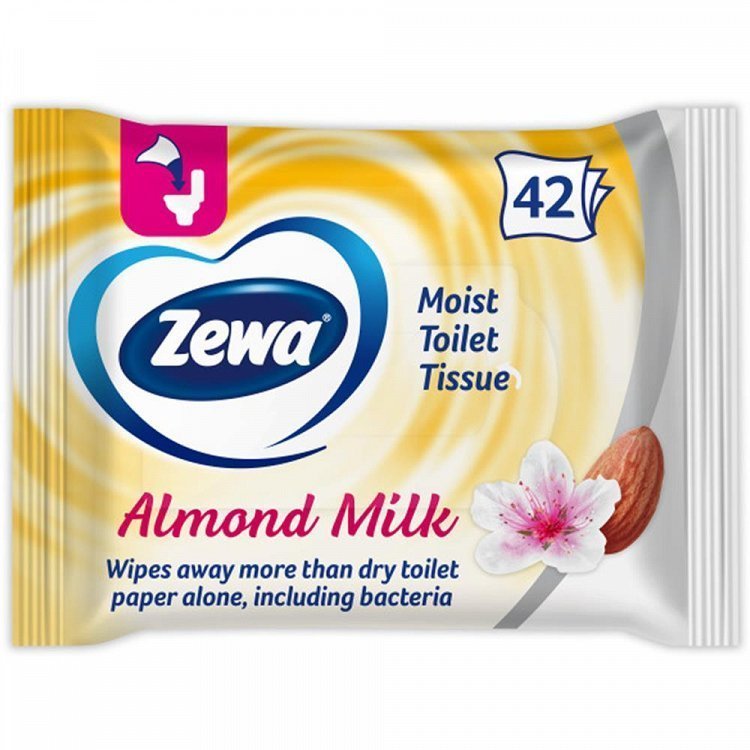 Zewa Almond Milk Χαρτί Υγείας Υγρό 42τεμ