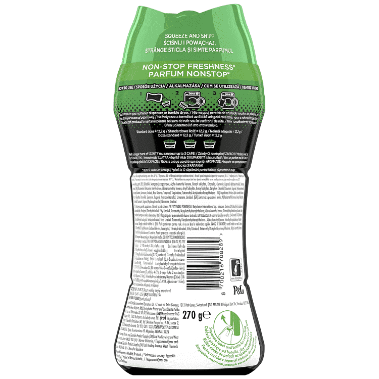 Lenor Unstoppables Ariel Ενισχυτικό Αρώματος Ρούχων 270gr