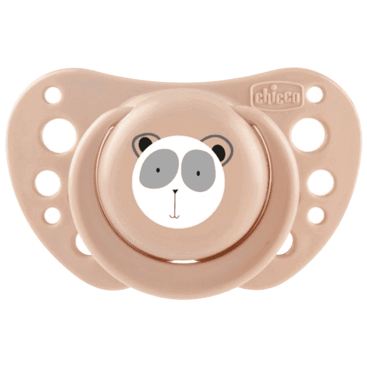Chicco Πιπίλα Physioforma Μπέζ Ροζ 0-6M 2τεμ