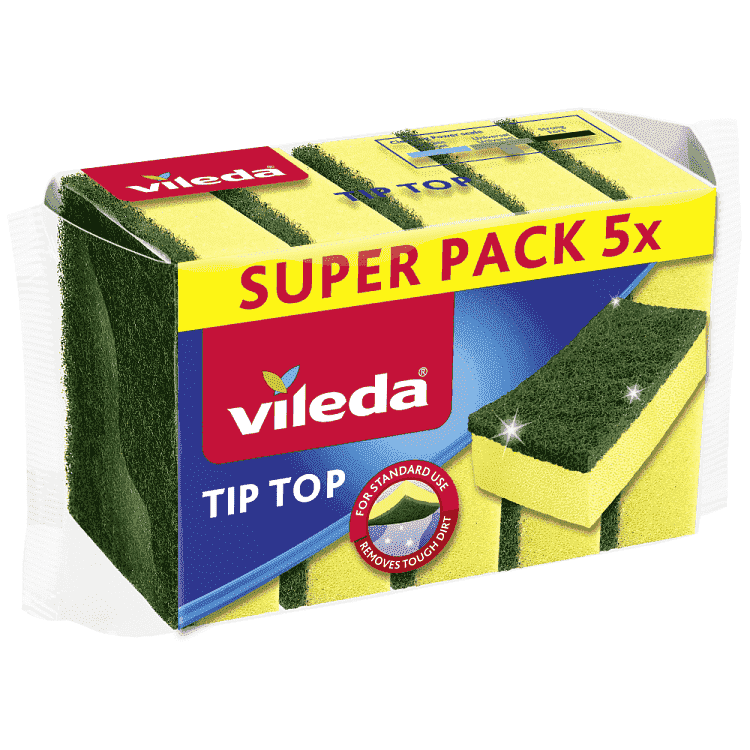 Vileda Σφουγγαράκι Κουζίνας Tiptop 5τεμ