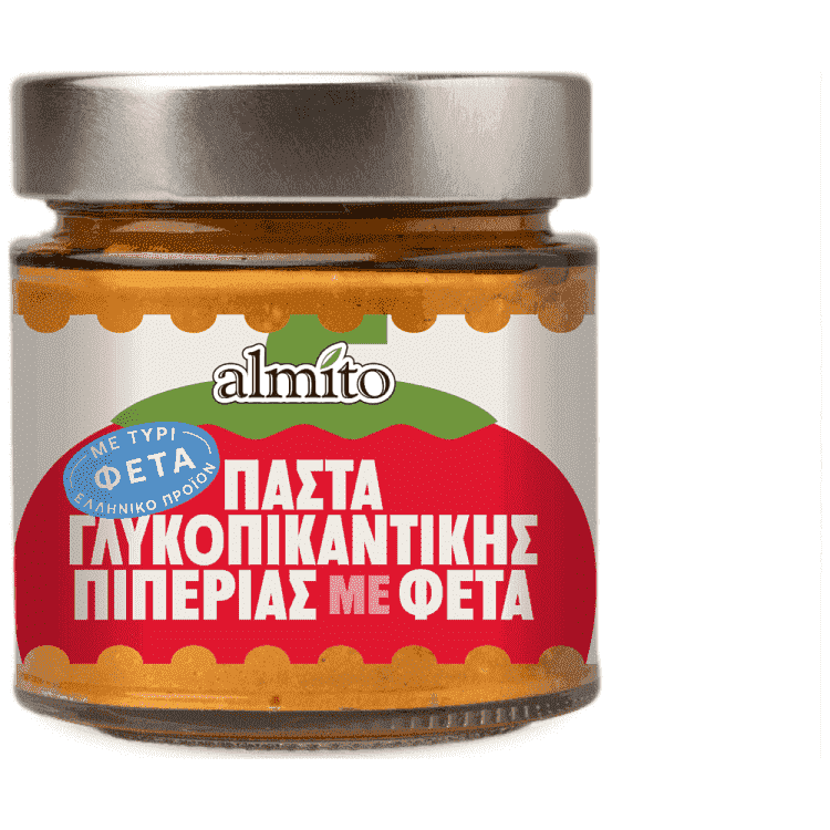 Αlmito Πάστα Λιαστής Ντομάτας Με Φέτα & Έλια 190gr