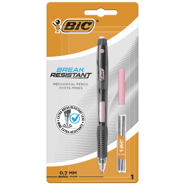 Bic Μηχανικό Μολύβι Breakresis Bl. 1+6 Μύτες + Γόμα