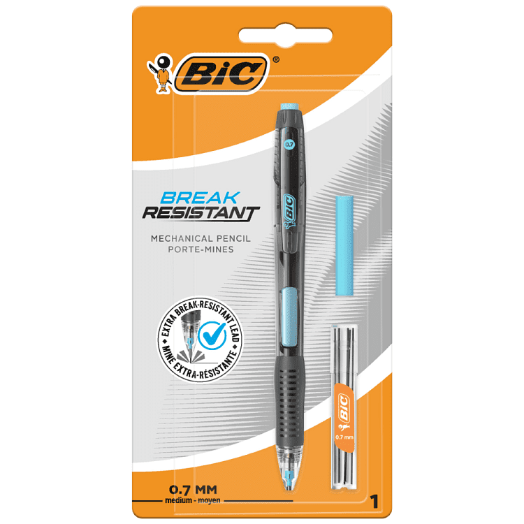 Bic Μηχανικό Μολύβι Breakresis Bl. 1+6 Μύτες + Γόμα