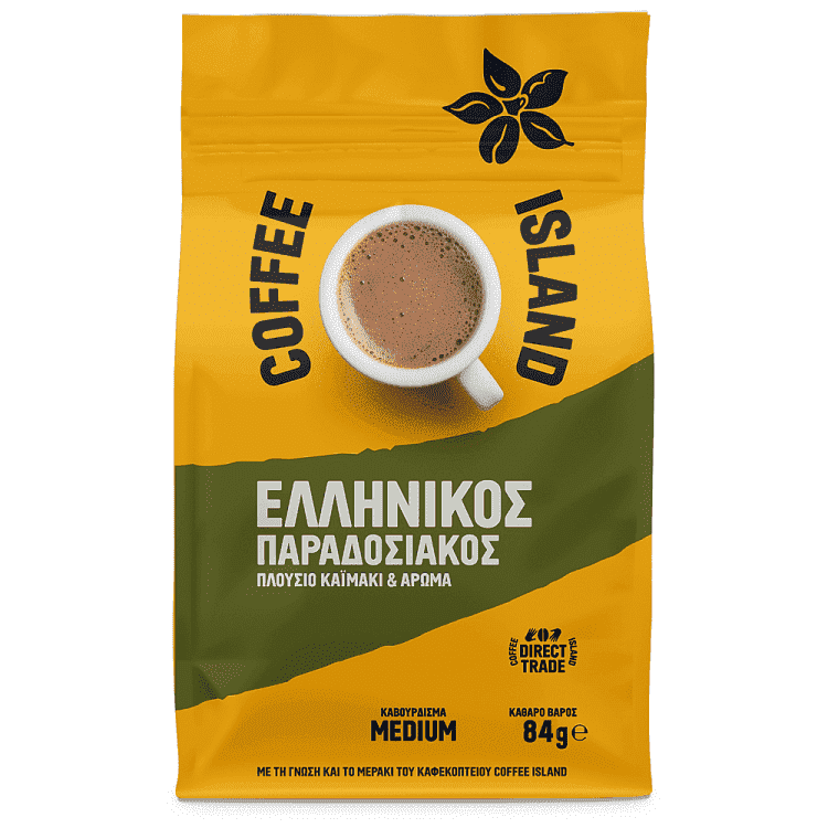 Coffee Island Καφές Ελληνικό Παραδοσιακός 84gr