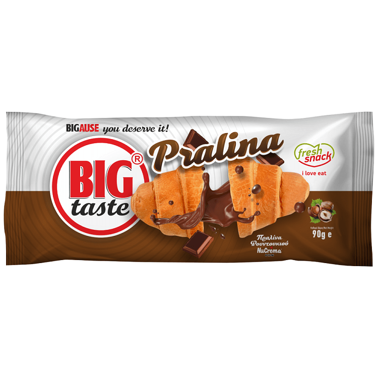 Big Taste Κρουασάν Pralina 90gr