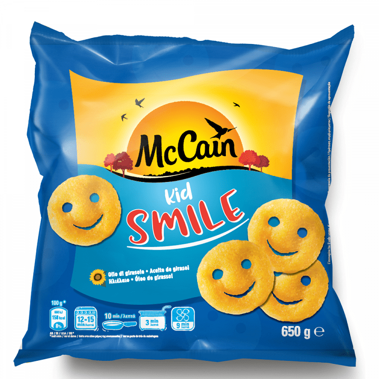 Mc Cain Πατάτες Φατσούλες (Kid Smile) Κατεψυγμένες 650gr