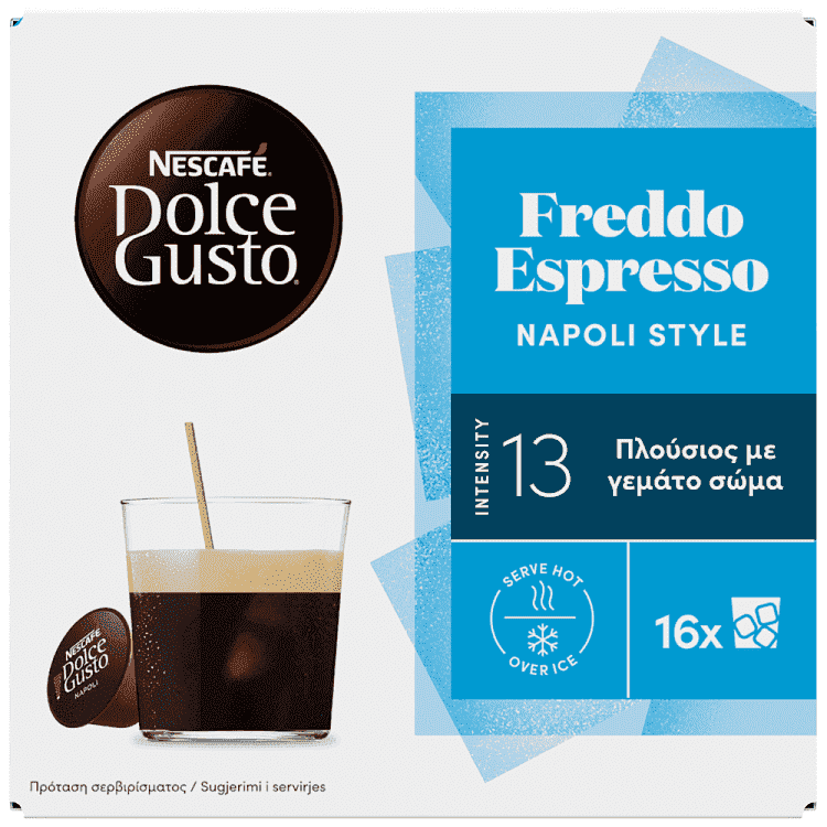 Nescafe Dolce Gusto Freddo Espresso Κάψουλες 128gr
