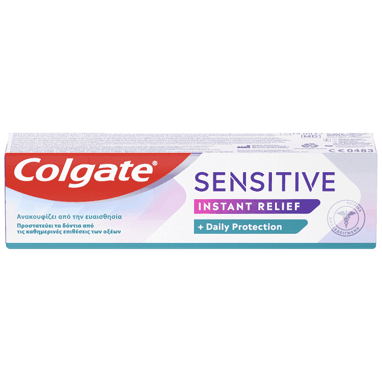 Colgate Sensitive Instant Relief Οδοντόκρεμα Daily Protection 75ml