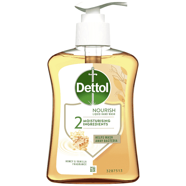 Dettol Αντιβακτηριδιακό Υγρό Κρεμοσάπουνο Με Αντλία Soft On Skin Mέλι 250ml