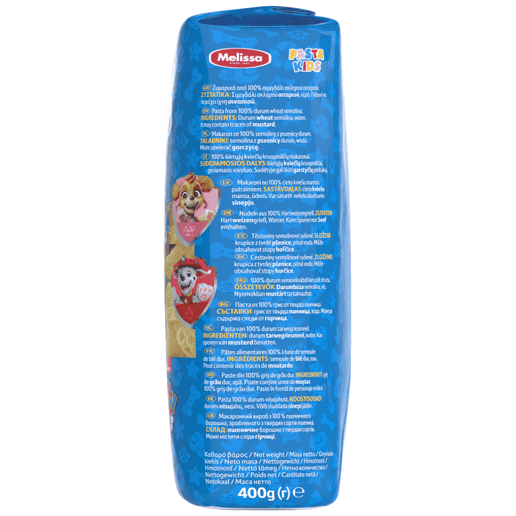 Melissa Pasta Kids Paw Patrol Chase 400gr
