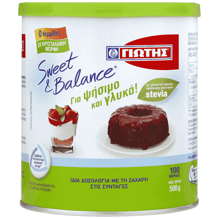 Γιώτης Sweet & Balance Γλυκαντικό Σε Κρυσταλλική Μορφή 500gr