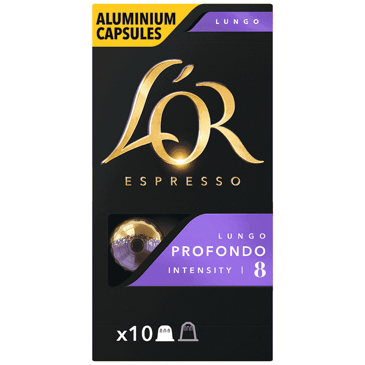 L'OR Lungo Profondo Κάψουλες Συμβατές Με Μηχανές Nespresso* 10Τεμ