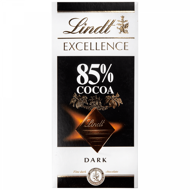 Lindt Excellence Σοκολάτα 85%Κακάο 100gr