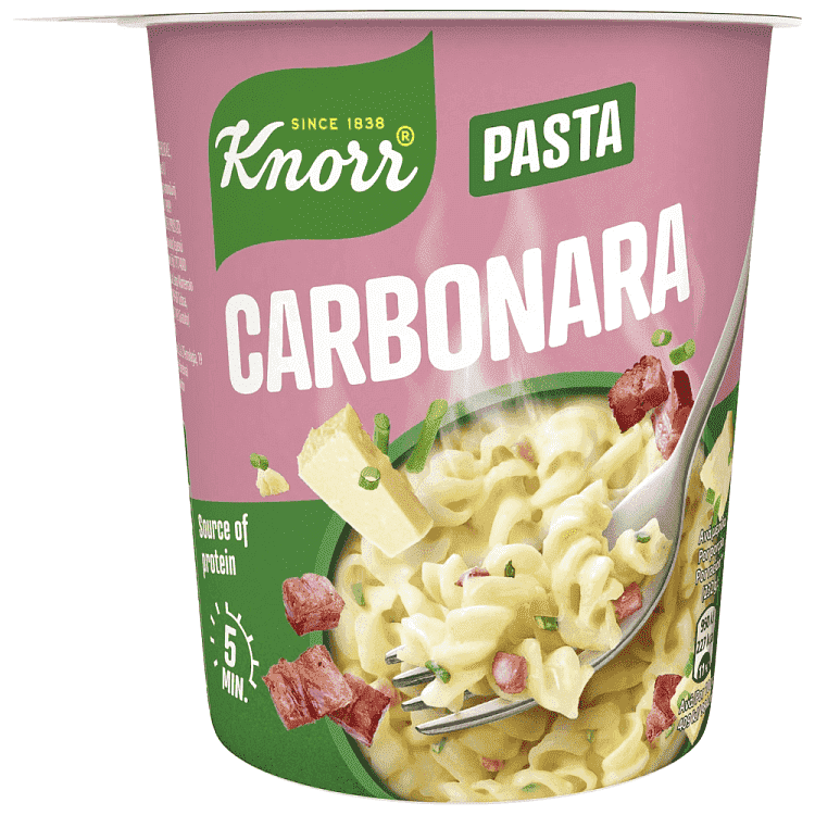 Knorr Pasta Snack Pot Καρμπονάρα 55gr