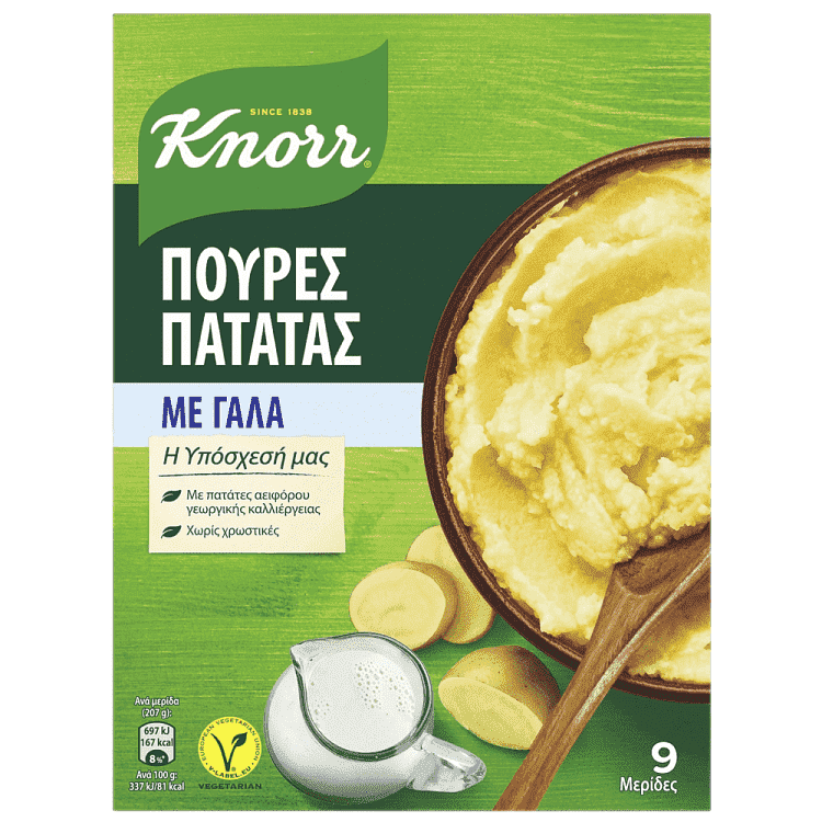 Knorr Πουρές Με Γάλα 291gr