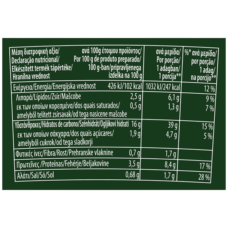 Knorr Pasta Snack Pot Μπρόκολο Τυρί 62gr