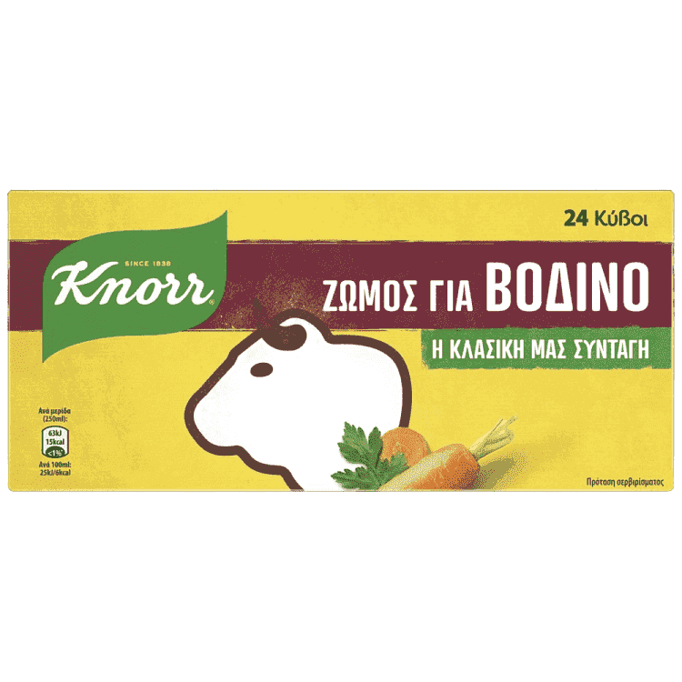 Knorr Ζωμός Βοδινού 24 κύβοι