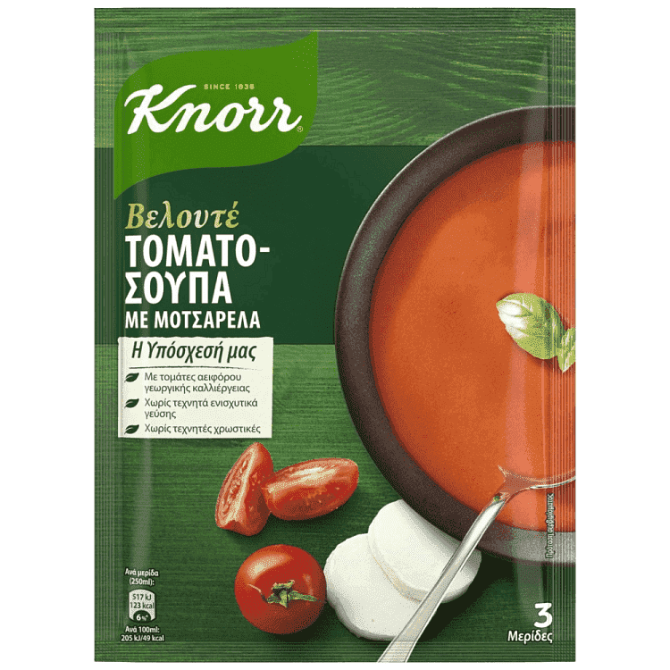 Knorr Τοματόσουπα Με Μοτσαρέλα 96gr