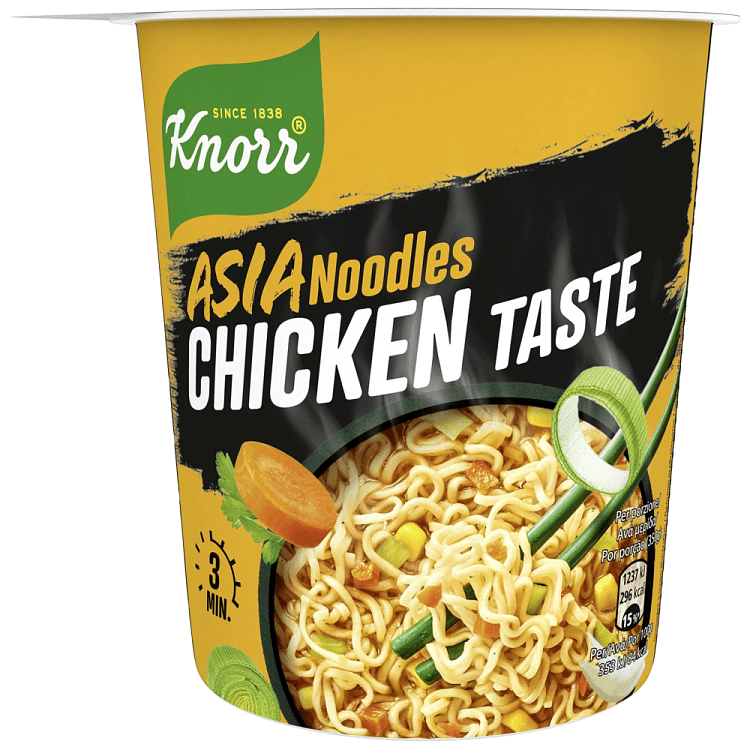 Knorr Asia Noodles Cup Κοτόπουλο 65gr