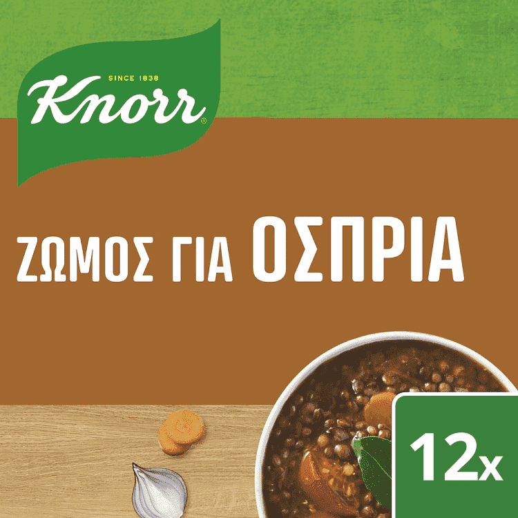 Knorr Κύβοι Για Όσπρια 12τεμ 6lt