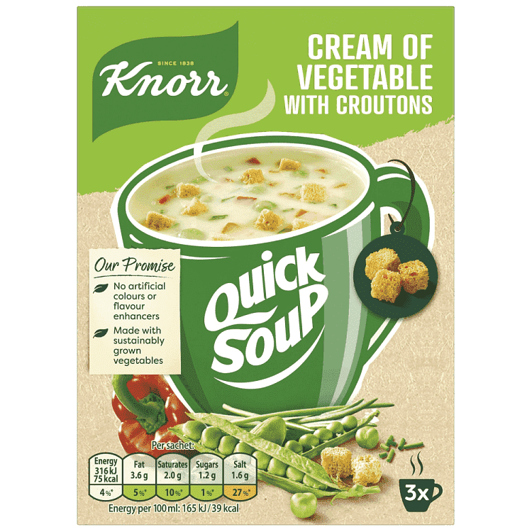 Knorr Quick Soup Σούπα Λαχανικών 51gr