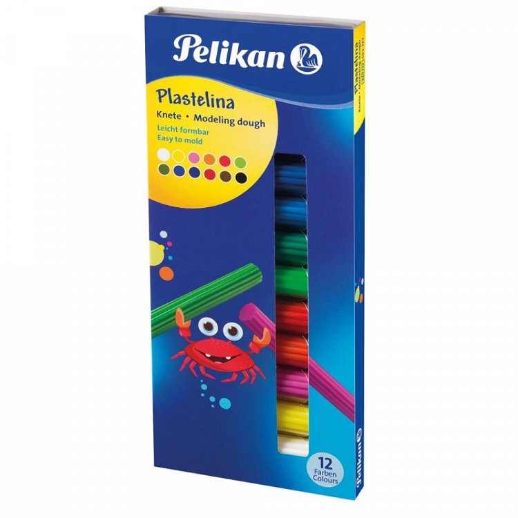 Pelikan Πλαστελίνη 12 Χρώματα