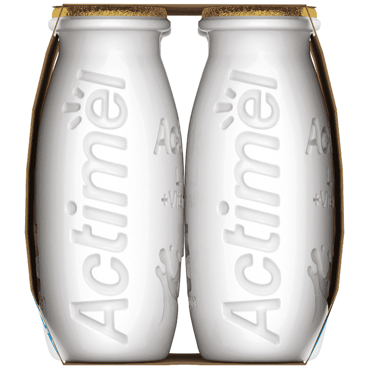 Actimel Ρόφημα Γιαουρτιού Φράουλα 4x100gr