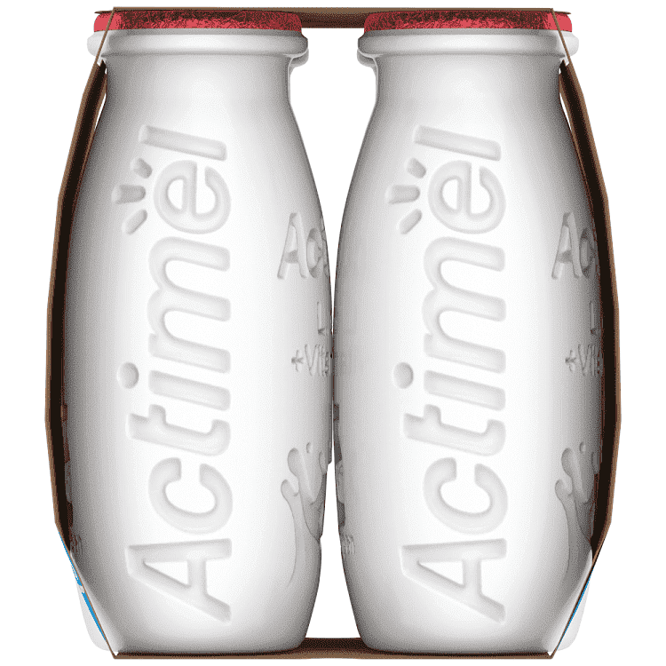 Actimel Ρόφημα Γιαουρτιού Φράουλα 4x100gr